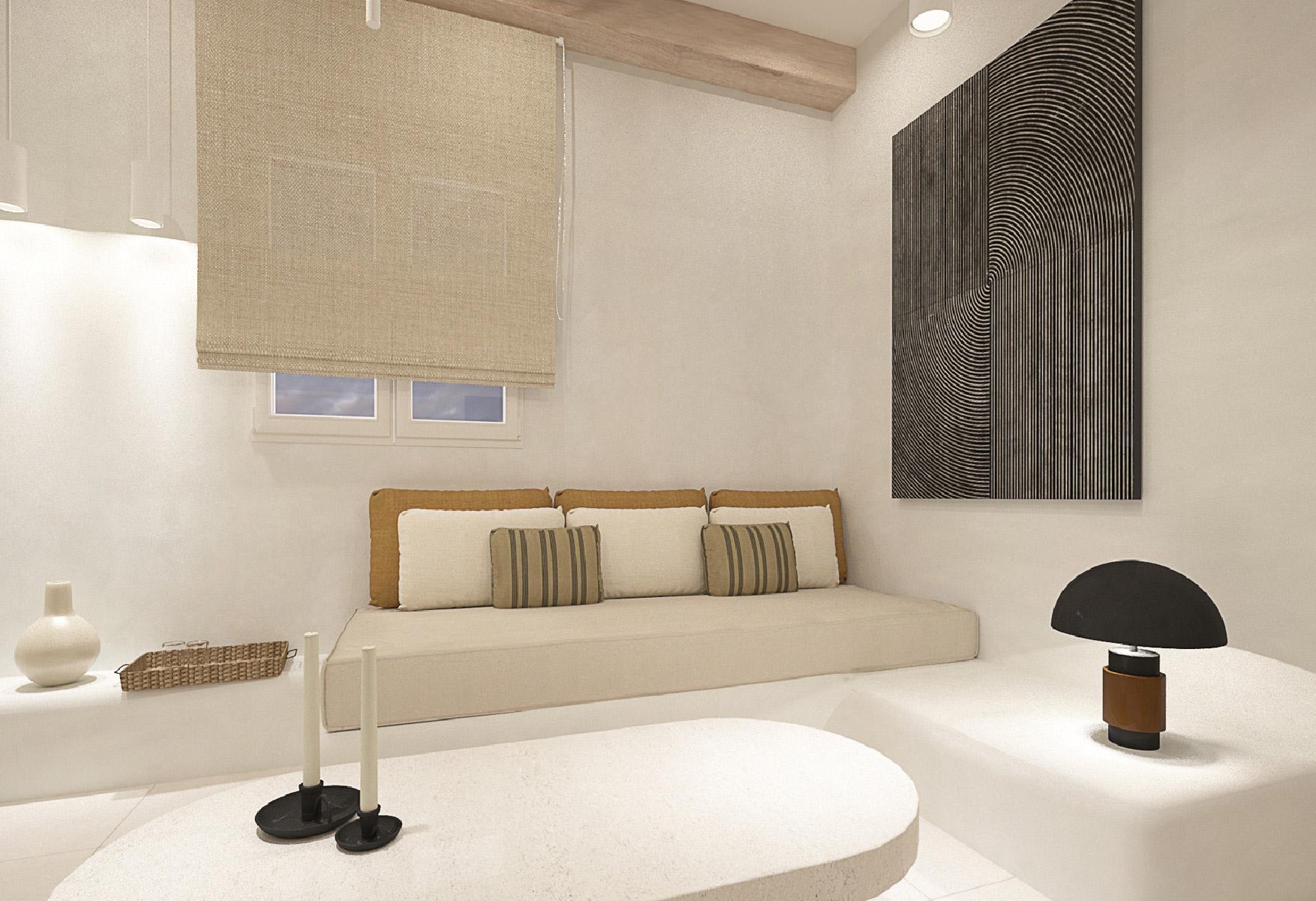 Aelia Luxury Suites 카르테라도스 외부 사진 Interior of a suite