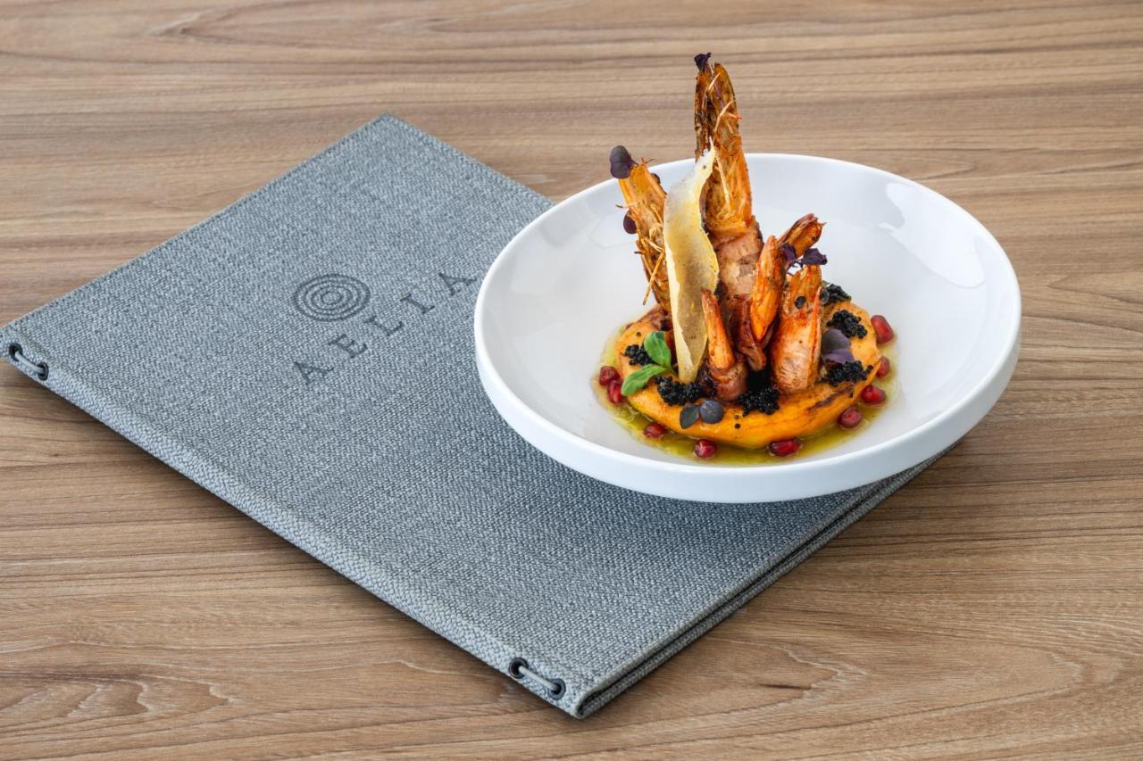 Aelia Luxury Suites 카르테라도스 외부 사진 A dish from ELIX