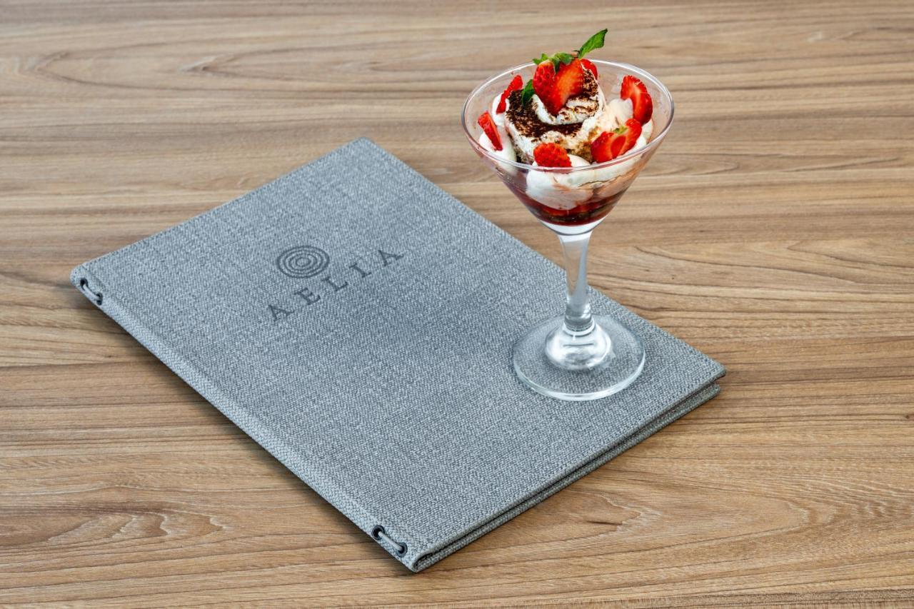 Aelia Luxury Suites 카르테라도스 외부 사진 Menu